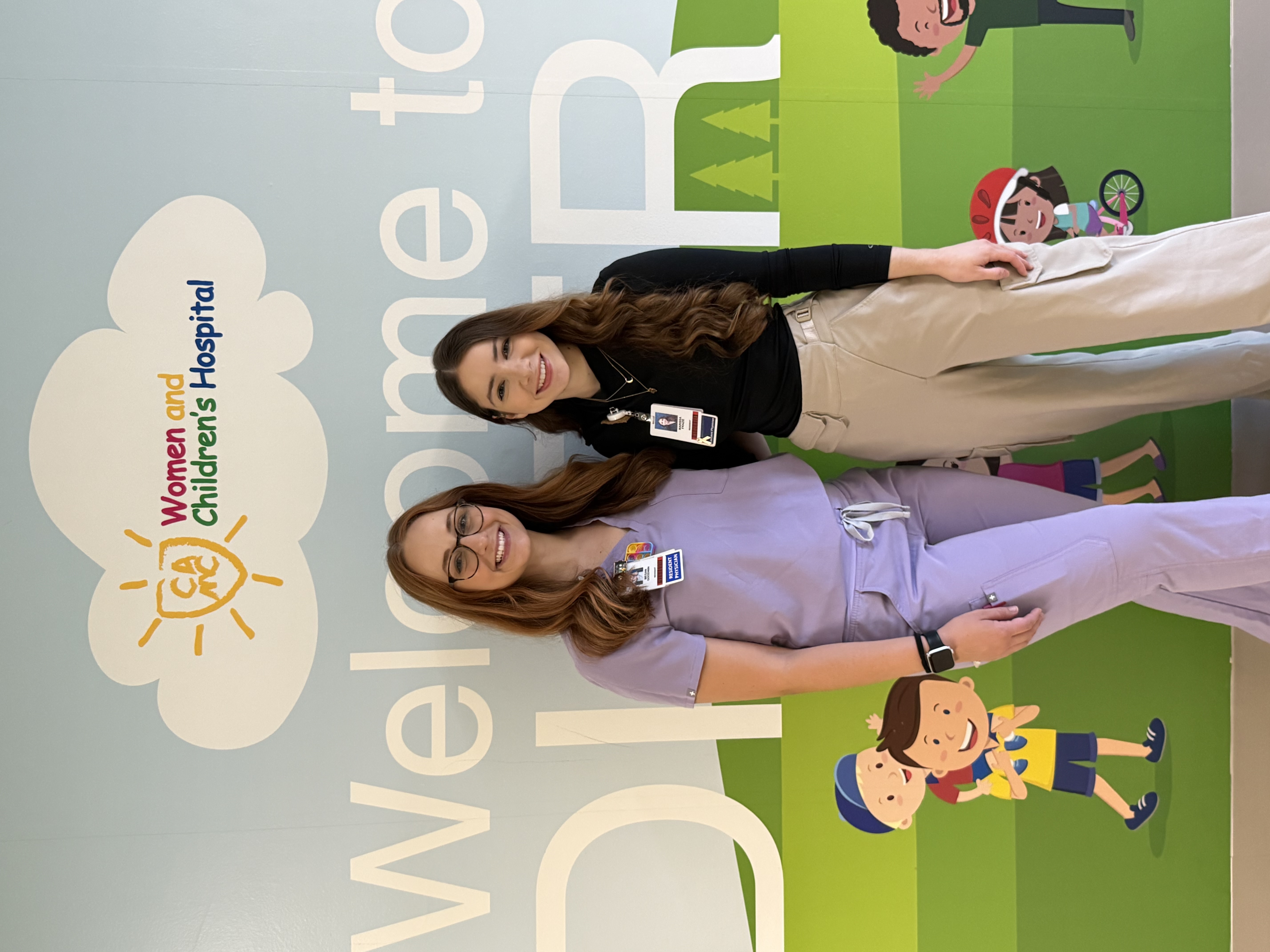 Photo of chief residents Drs. Megan Goodwin and Marissa Frazie