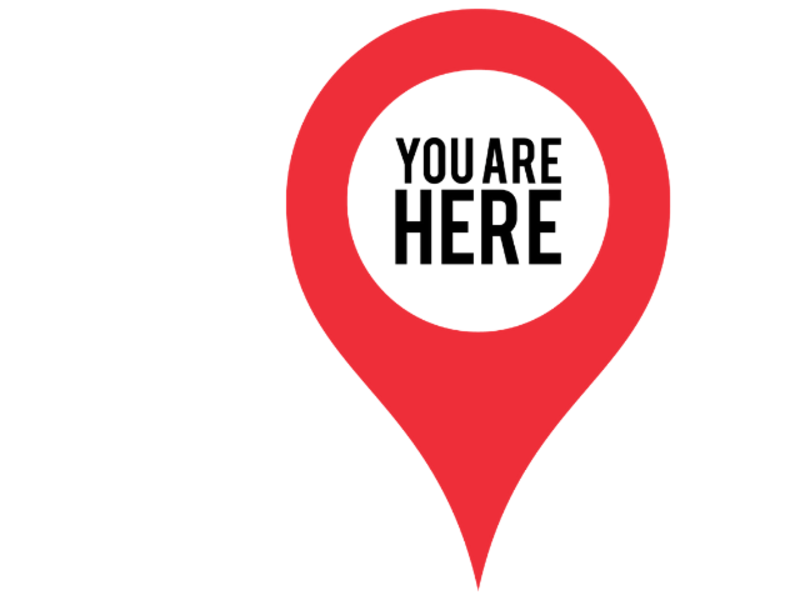 You Are Here header