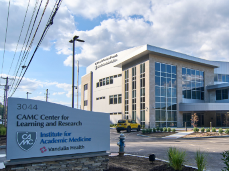 Exterior of the CAMC Center for Learning and Research