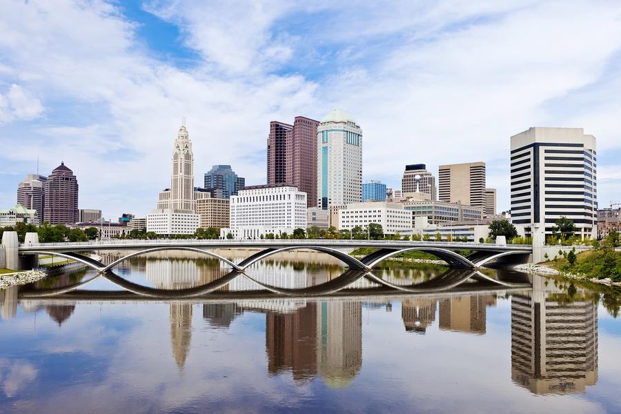 city view of columbus ohio