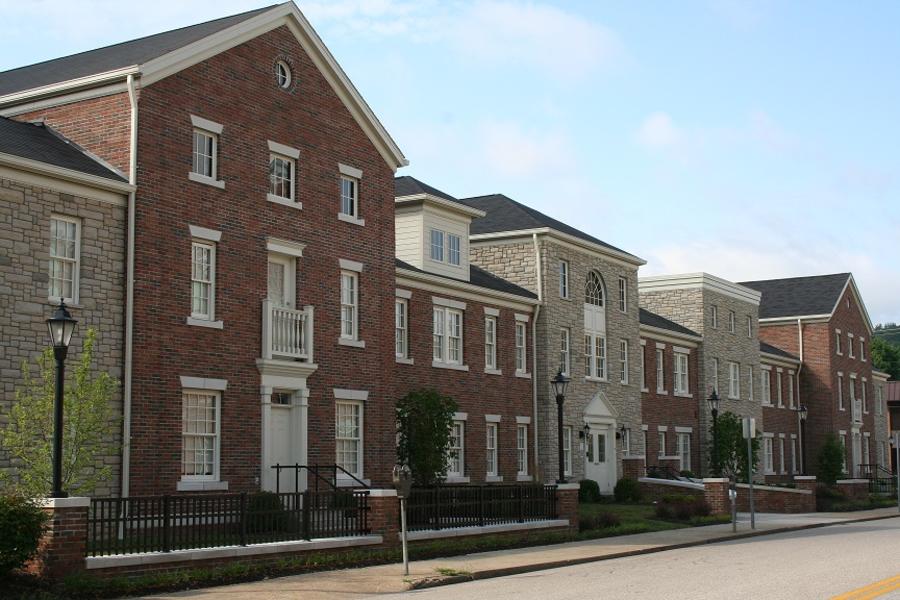 Row of town houses