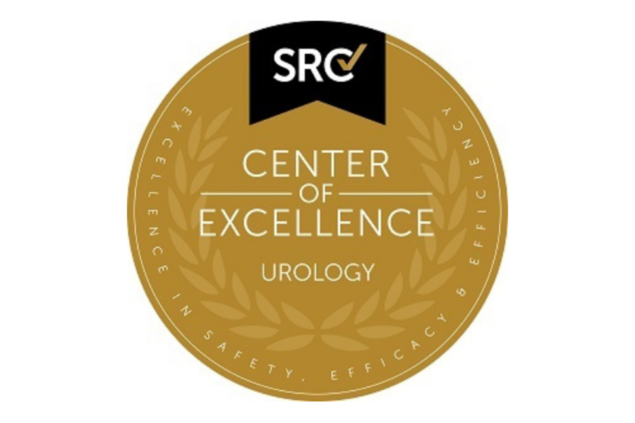 Urology Center of Excellence seal