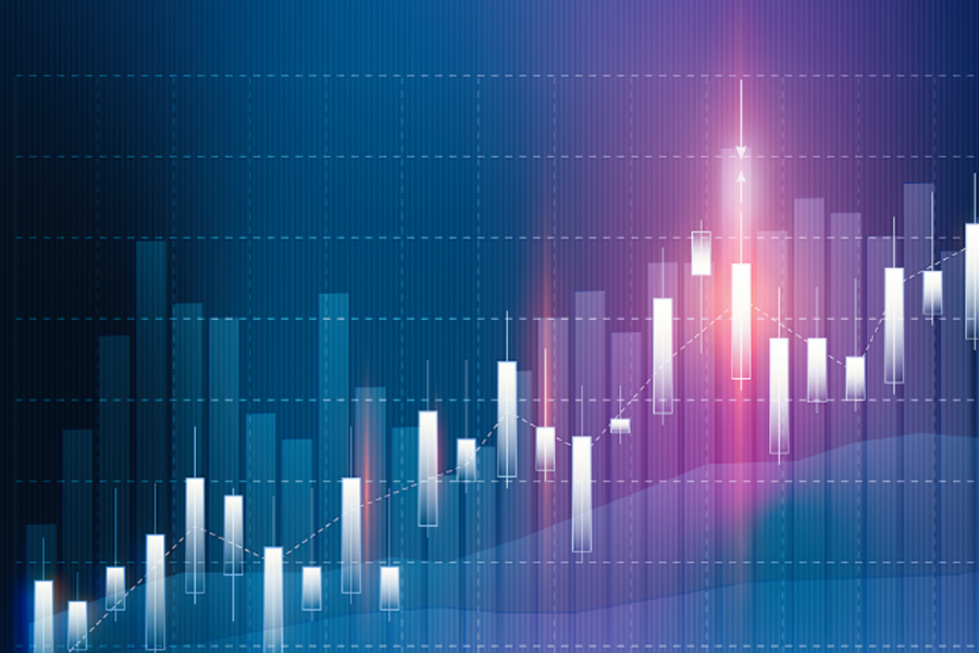 Data analysis image with graphs