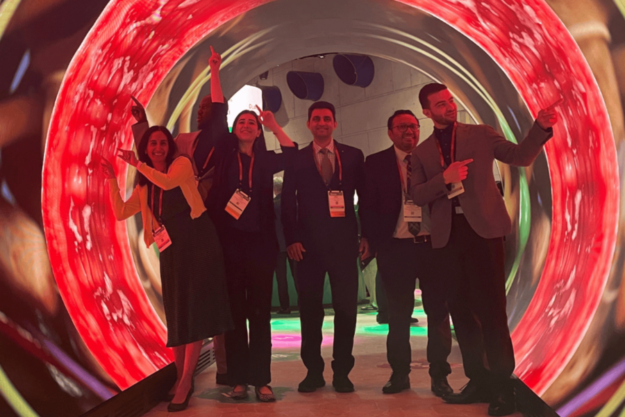 Group photo at conference