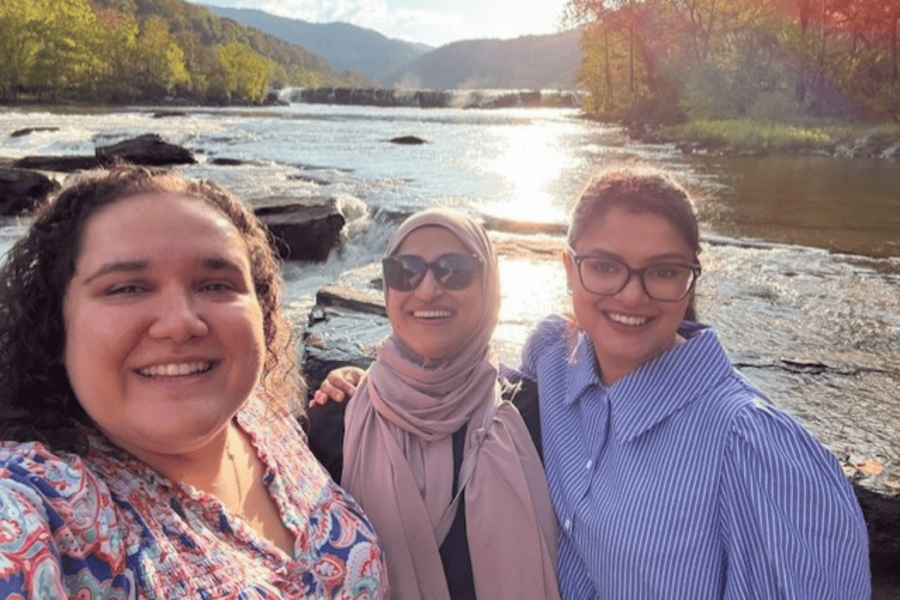 Residents Karolyn Buckridee, MD; Sidra Hashmi, MD; and Maha Begg, MD, enjoyed a beautiful afternoon exploring the outdoors.