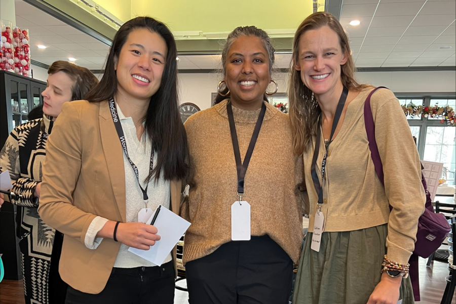 Group photo at brunch