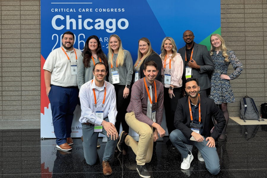 Pharmacy residents and faculty at SCCM 2026
