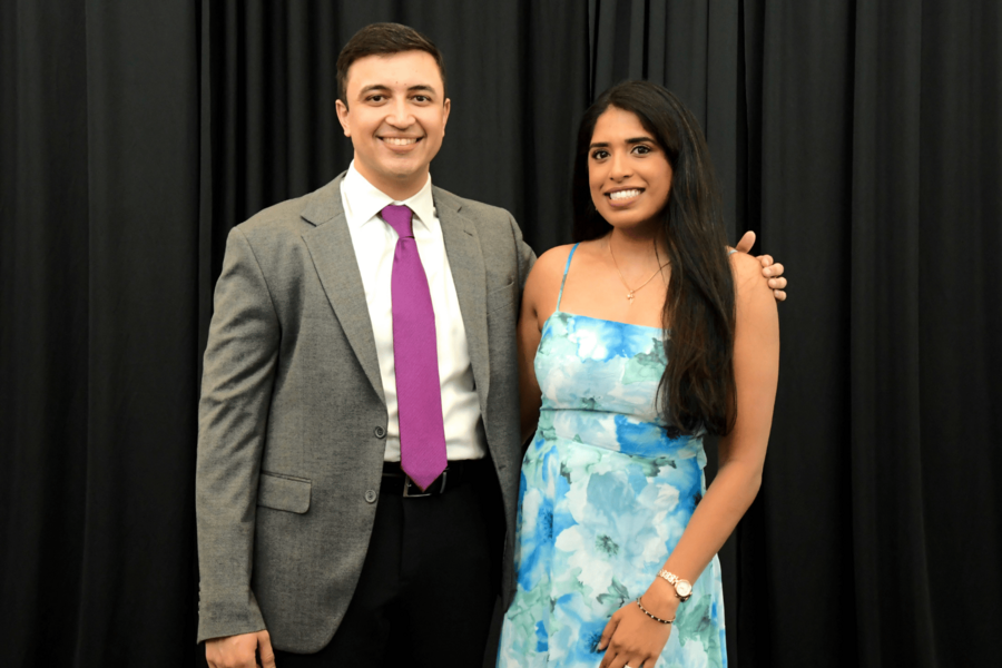 Graduation celebration photo