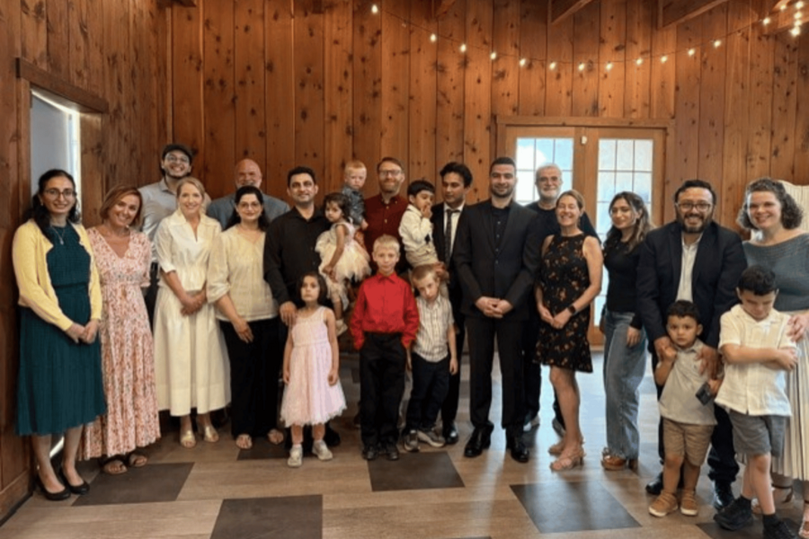 Graduation celebration photo