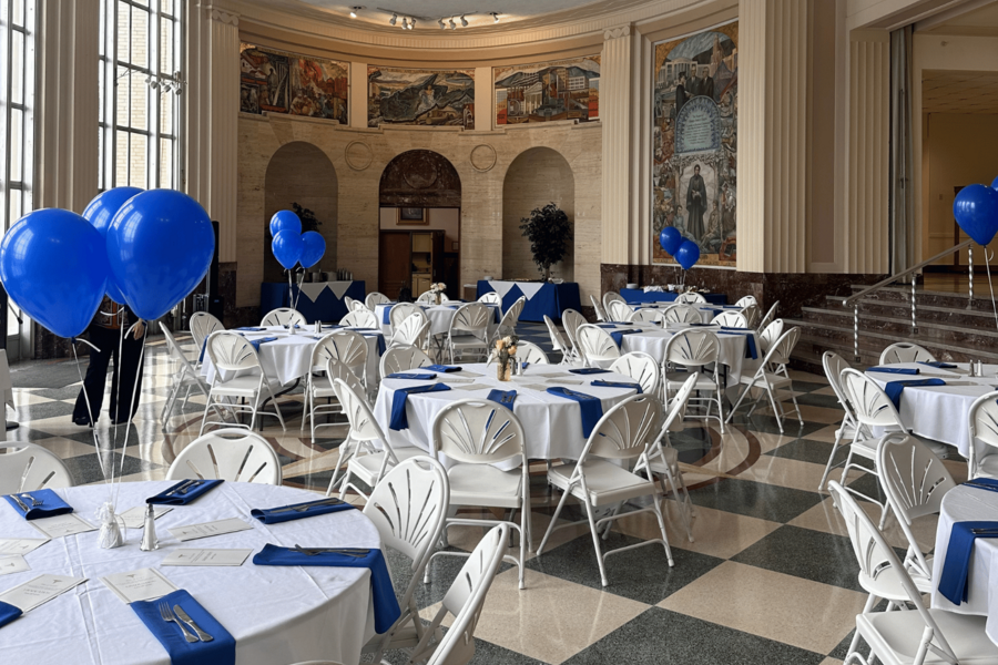Graduation celebration photo