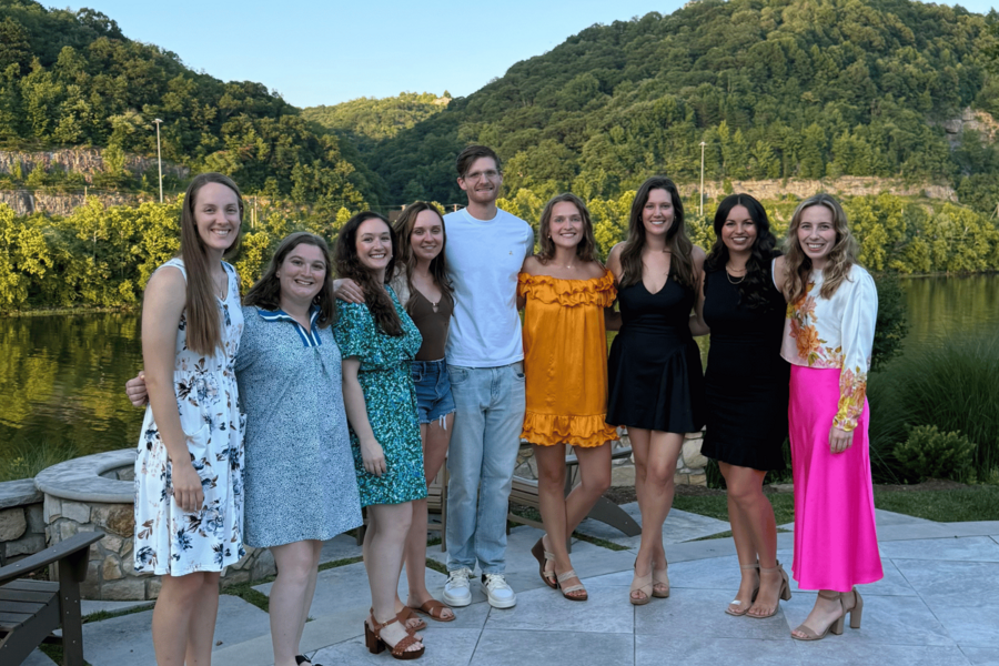 Graduation celebration photo