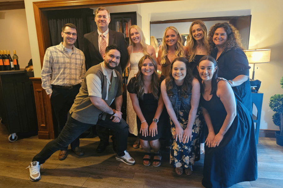 Graduation celebration photo