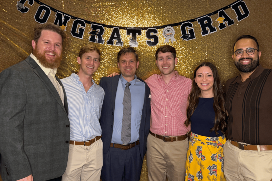 Graduation celebration photo