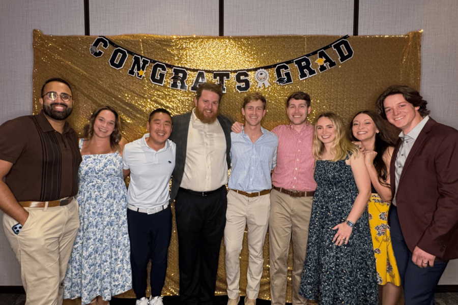 Graduation celebration photo