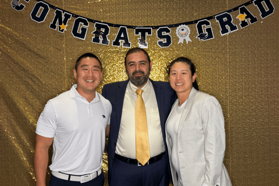 Graduation celebration photo