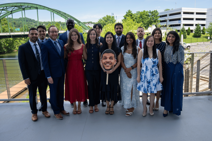 Graduation celebration photo