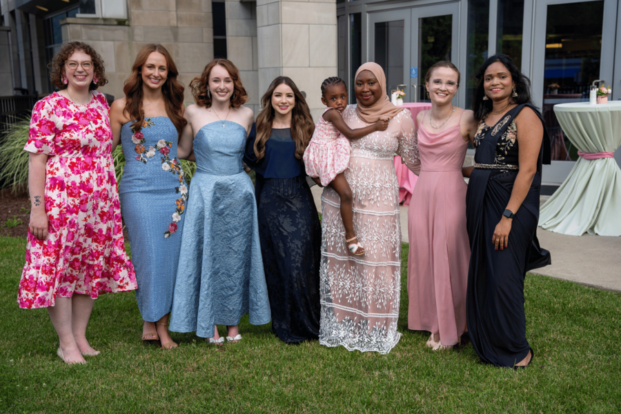 Graduation celebration photo