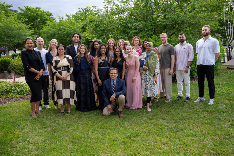 Graduation celebration photo