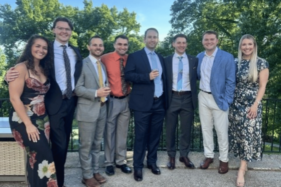 Graduation celebration photo