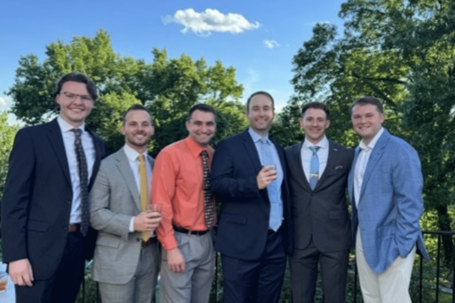 Graduation celebration photo