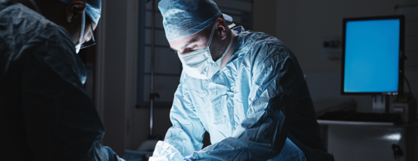 Decorative image of surgeon