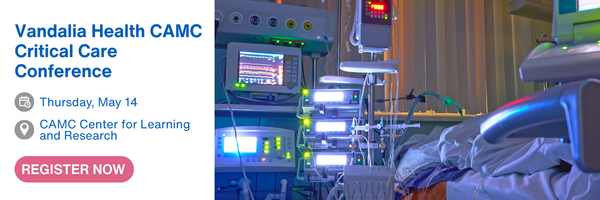 Register for the Vandalia Health CAMC Critical care Conference