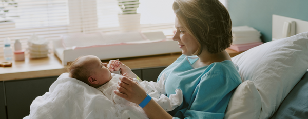 Mother with newborn