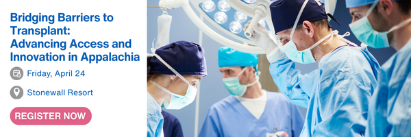 Register for the Bridging Barriers to Transplant Conference at Stonewall Resort on April 24