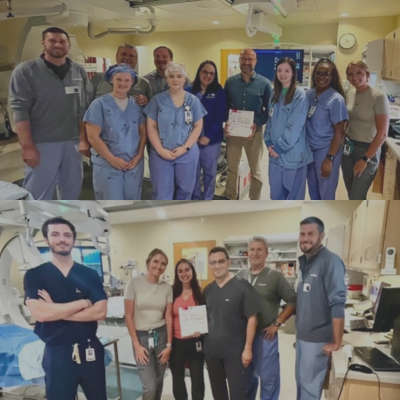 Group photos of stent study investigators